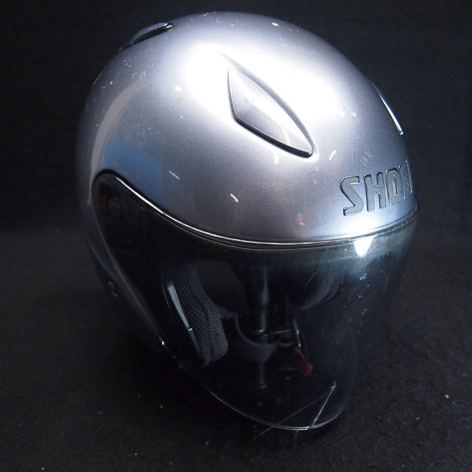 SHOEI ショウエイ Jストリーム J-STREAM ジェットヘルメット Lサイズ 59cm シールド バイザー オープンフェイス ショーエイ