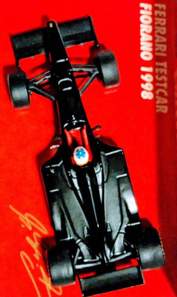 貴重！！本體未使用　ミニチャンプス　フェラーリ　ミハエル?シューマッハ　テストカーフィオラノ?。保梗梗改辍?/43
