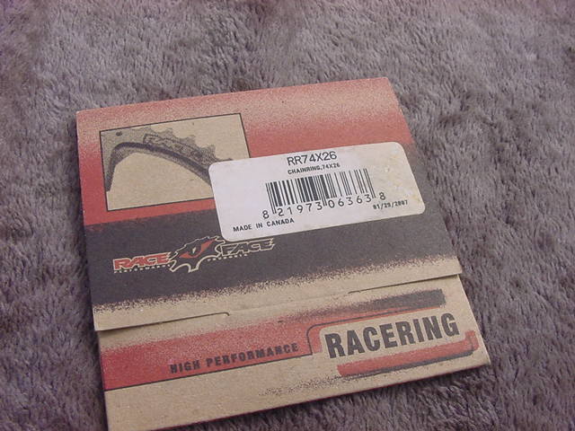RACEFACE純正 race ring 74PCD/26T 8/9s用 新品未使用