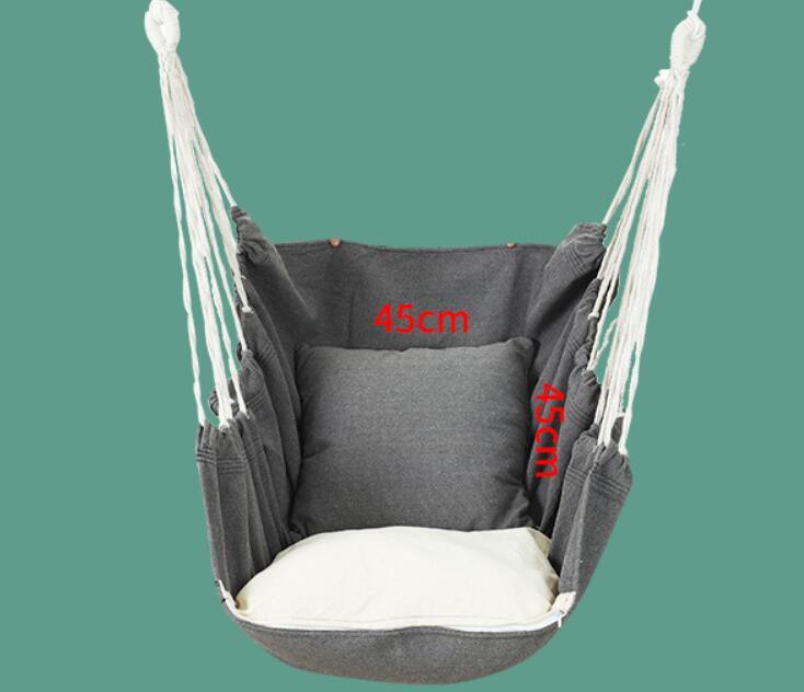  популярный рекомендация * постельные принадлежности гамак стул подвешивание ниже висячий стул гамак стул салон наружный кемпинг складной подушка имеется * серый 