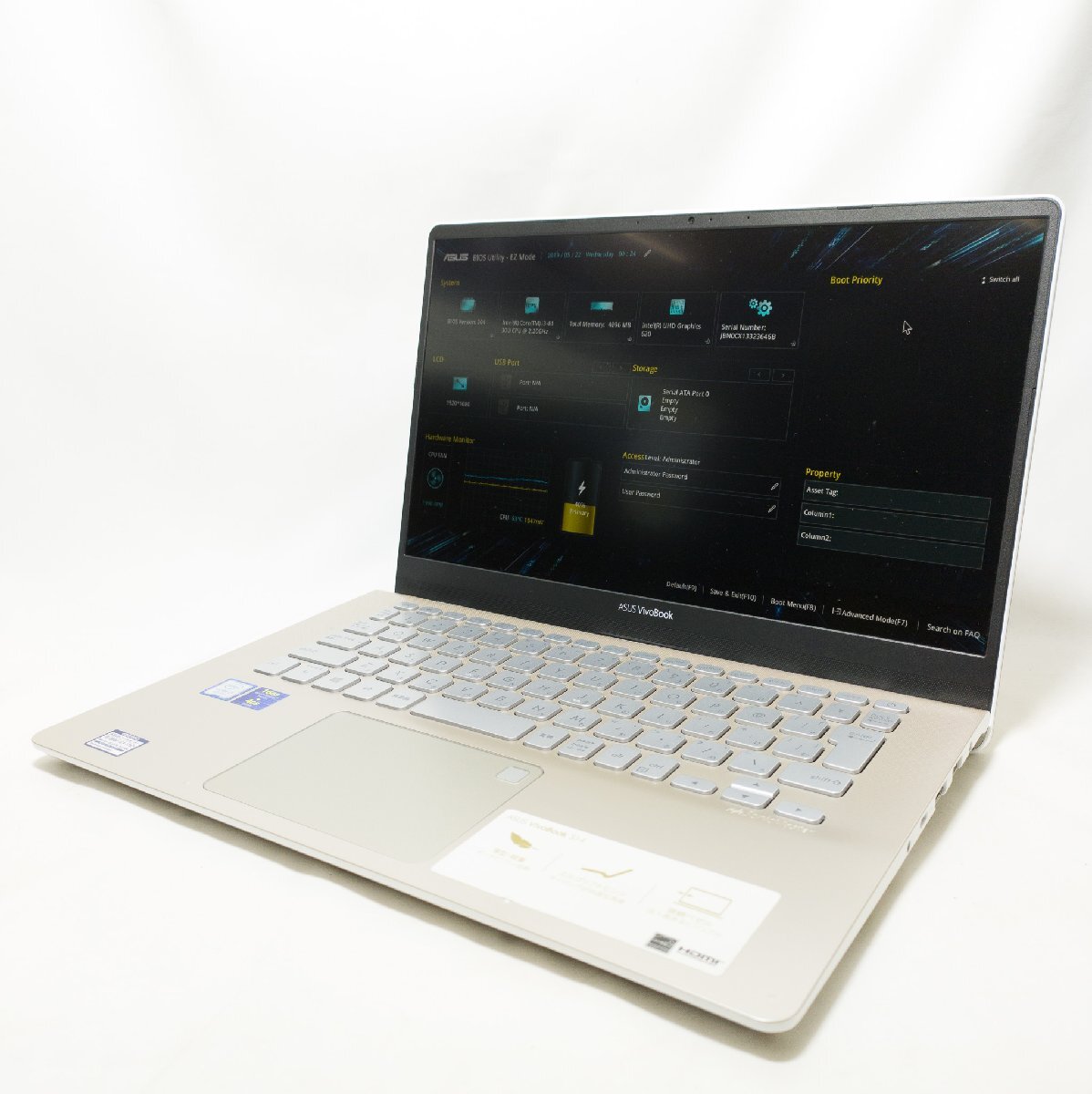 ★1円スタート★【即納?ジャンク】ASUS VivoBook S14 (S430U) 13.3インチ(i3-8130U/メモリ4GB/ストレージなし)646B