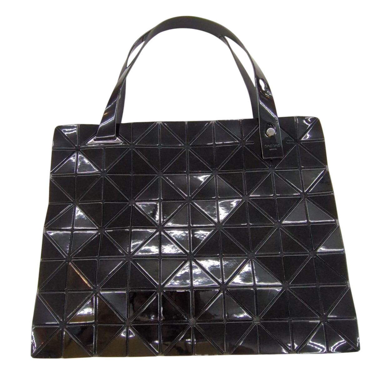 BAOBAO ISSEY MIYAKEバオバオイッセイミヤケ BB31-AG421-15 CARTON カルトン トートバッグ 8×10 ブラック 小キズあり