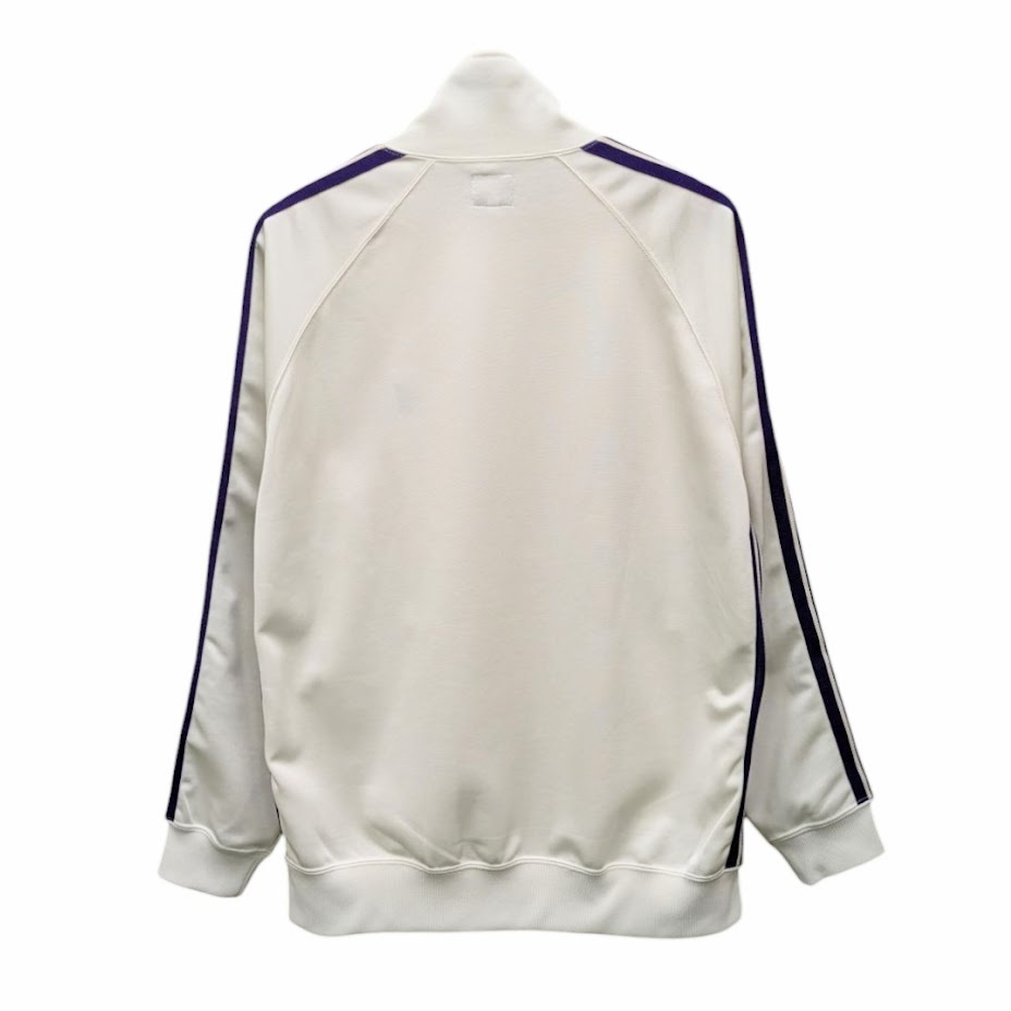 Needles ニードルス ニードルズ MR284 Track Jacket - Poly Smooth WHITE トラックジャケット ホワイト パープル サイズ XL