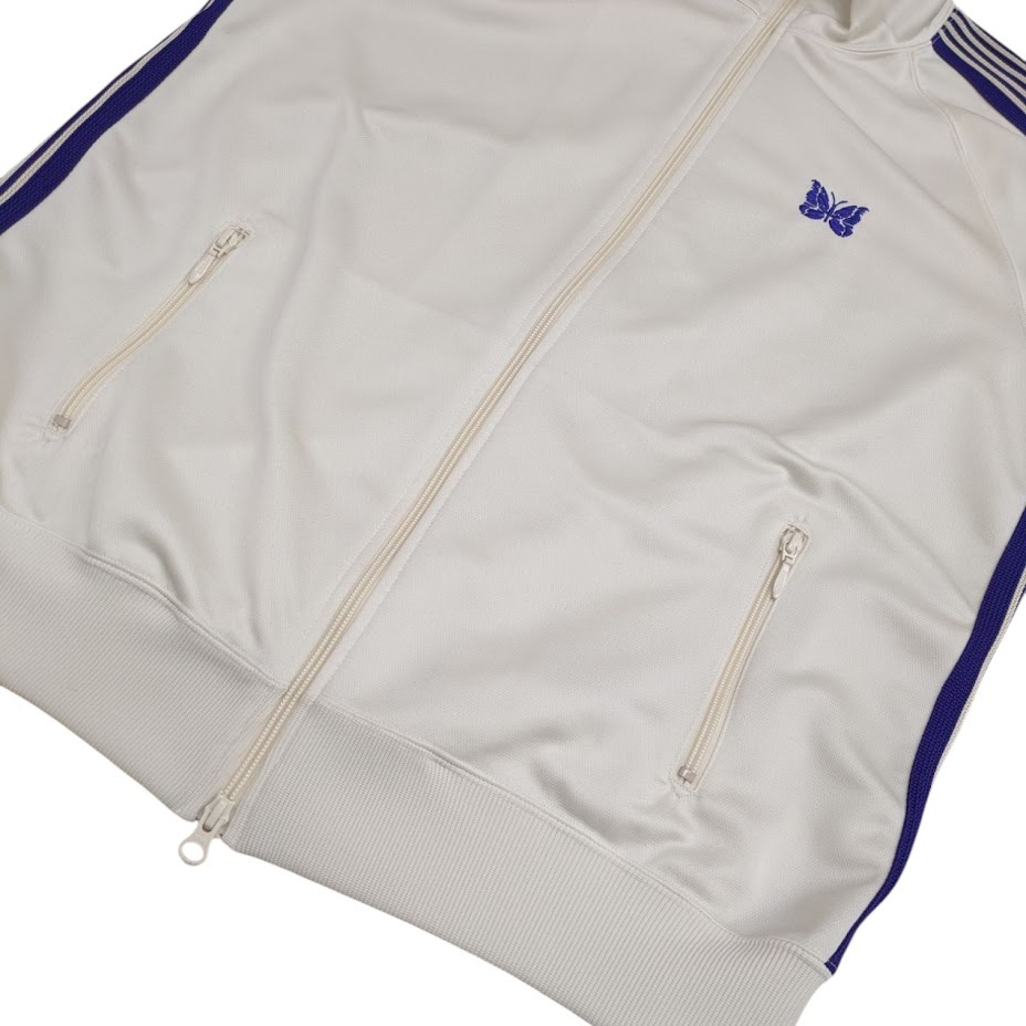 Needles ニードルス ニードルズ MR284 Track Jacket - Poly Smooth WHITE トラックジャケット ホワイト パープル サイズ XL