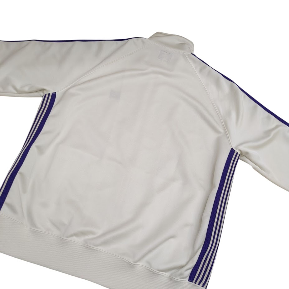 Needles ニードルス ニードルズ MR284 Track Jacket - Poly Smooth WHITE トラックジャケット ホワイト パープル サイズ XL