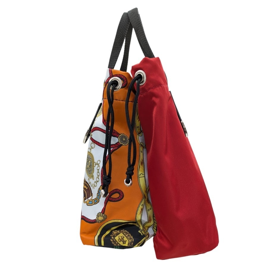 ◇メンバーズ限定◇【TOGA TOO】Print drawstring bag / ORANGE