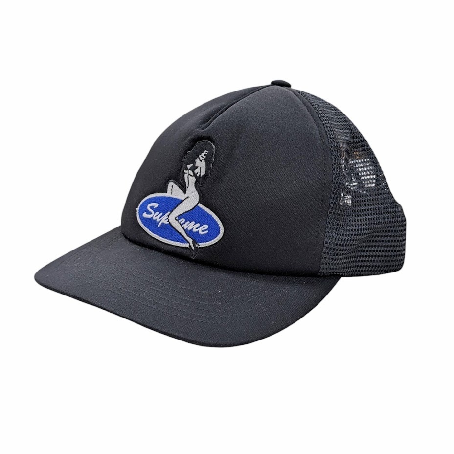 SUPREME Supreme Pin Up Mesh Back 5-Panel シュプリーム メッシュ 5パネル ピンナップガール ブラック