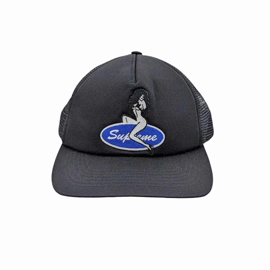 SUPREME Supreme Pin Up Mesh Back 5-Panel シュプリーム メッシュ 5パネル ピンナップガール ブラック