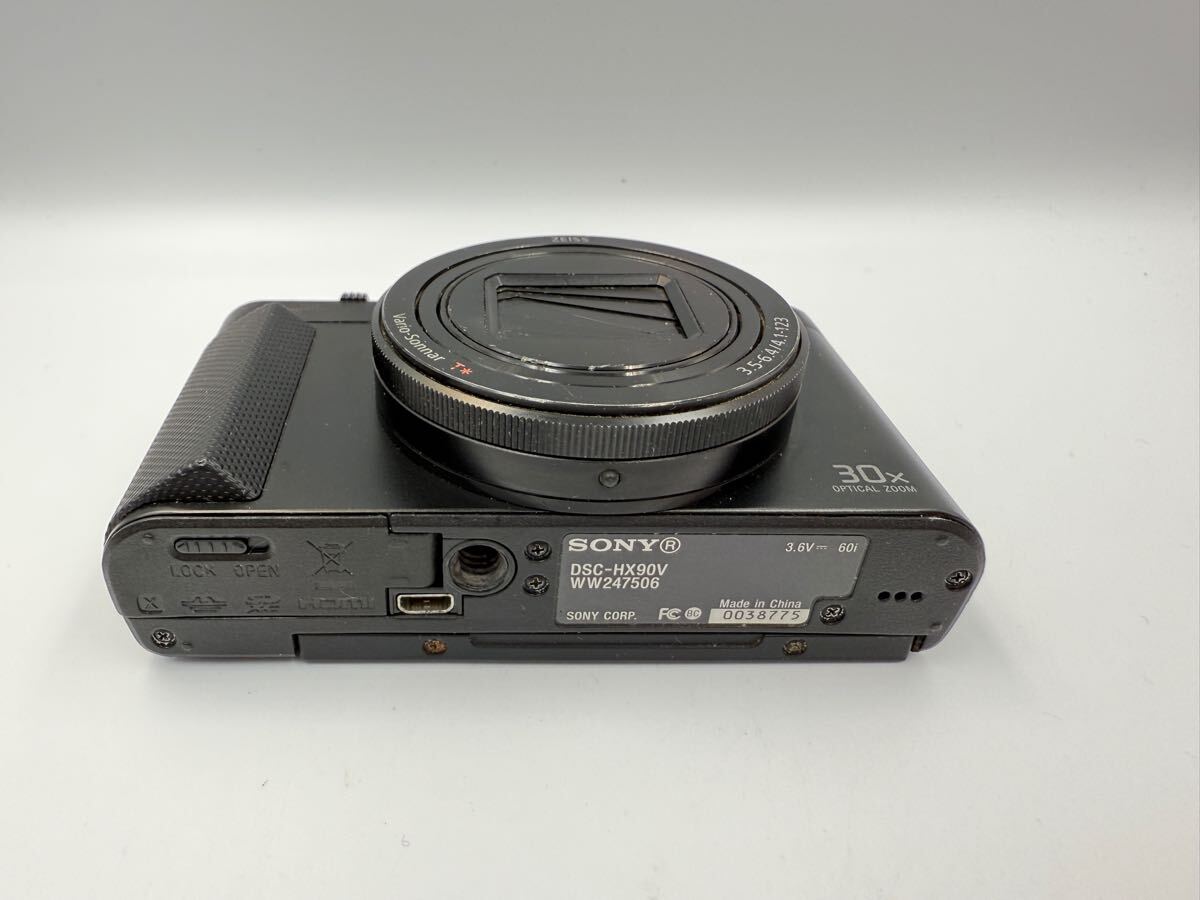（139）ソニー SONY Cyber-shot DSC-HX90V WW247506 サイバーショット コンパクトデジタルカメラ コンデジ 黒 現(xiàn)狀品 