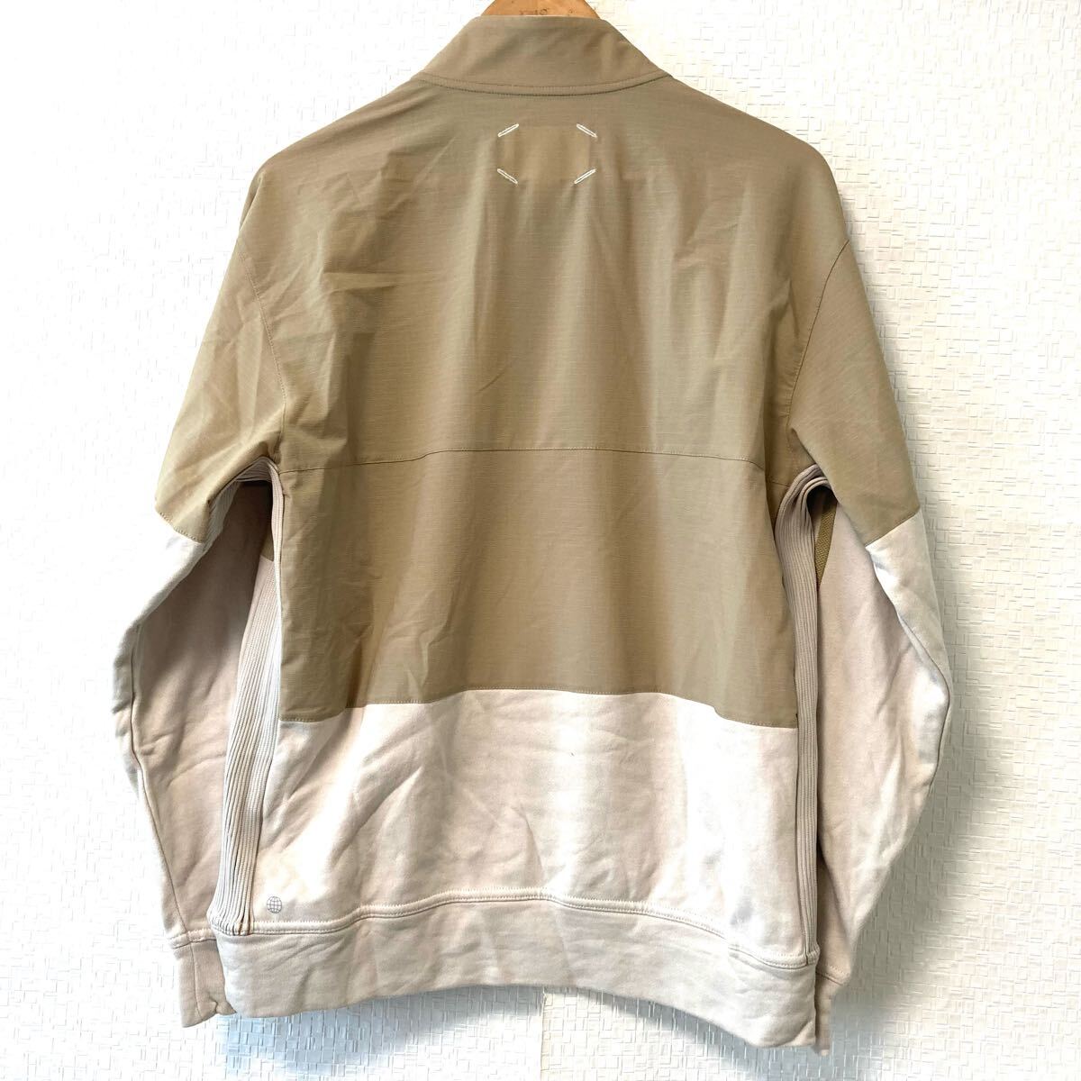 ゴルフウェア【adidas】アディダス ADICROSS アディクロス カラーブロック 長袖 アノラック ジャケット ハーフジップ ブラウン M/Y32221UU_画像2