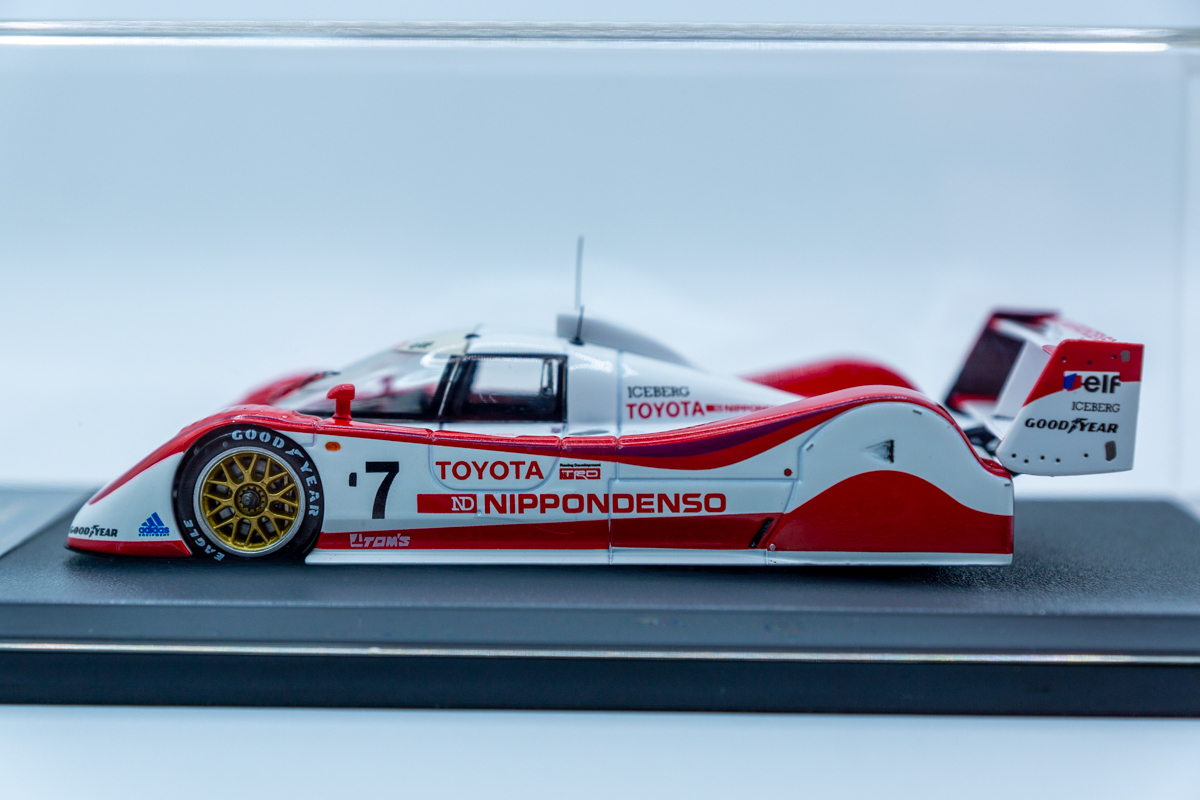 [HPI Racing] (8571) Toyota TS010 #7 SWC 1992 Toyota Sports машина мир игрок право [1/43 миникар * б/у хранение товар ] труба 25609C