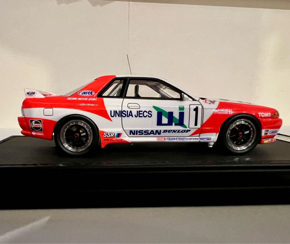 [ зажигание модель ]1/43 ignition model UNISIA JECS SKYLINE(#1) 1993JTC[IG2978] длина . видеть ../ Fukuyama Британия . Uni si ставрида японская .ks