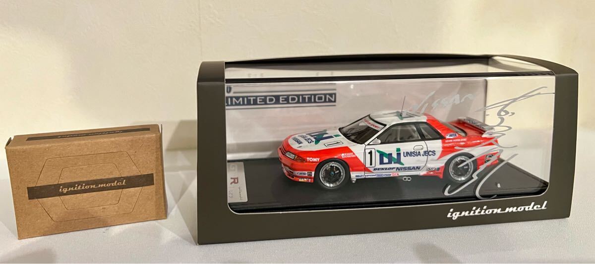 [ зажигание модель ]1/43 ignition model UNISIA JECS SKYLINE(#1) 1993JTC[IG2978] длина . видеть ../ Fukuyama Британия . Uni si ставрида японская .ks