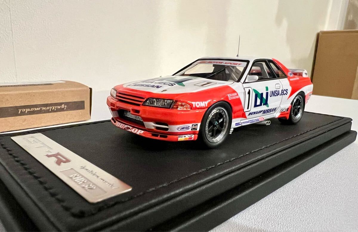 [ зажигание модель ]1/43 ignition model UNISIA JECS SKYLINE(#1) 1993JTC[IG2978] длина . видеть ../ Fukuyama Британия . Uni si ставрида японская .ks