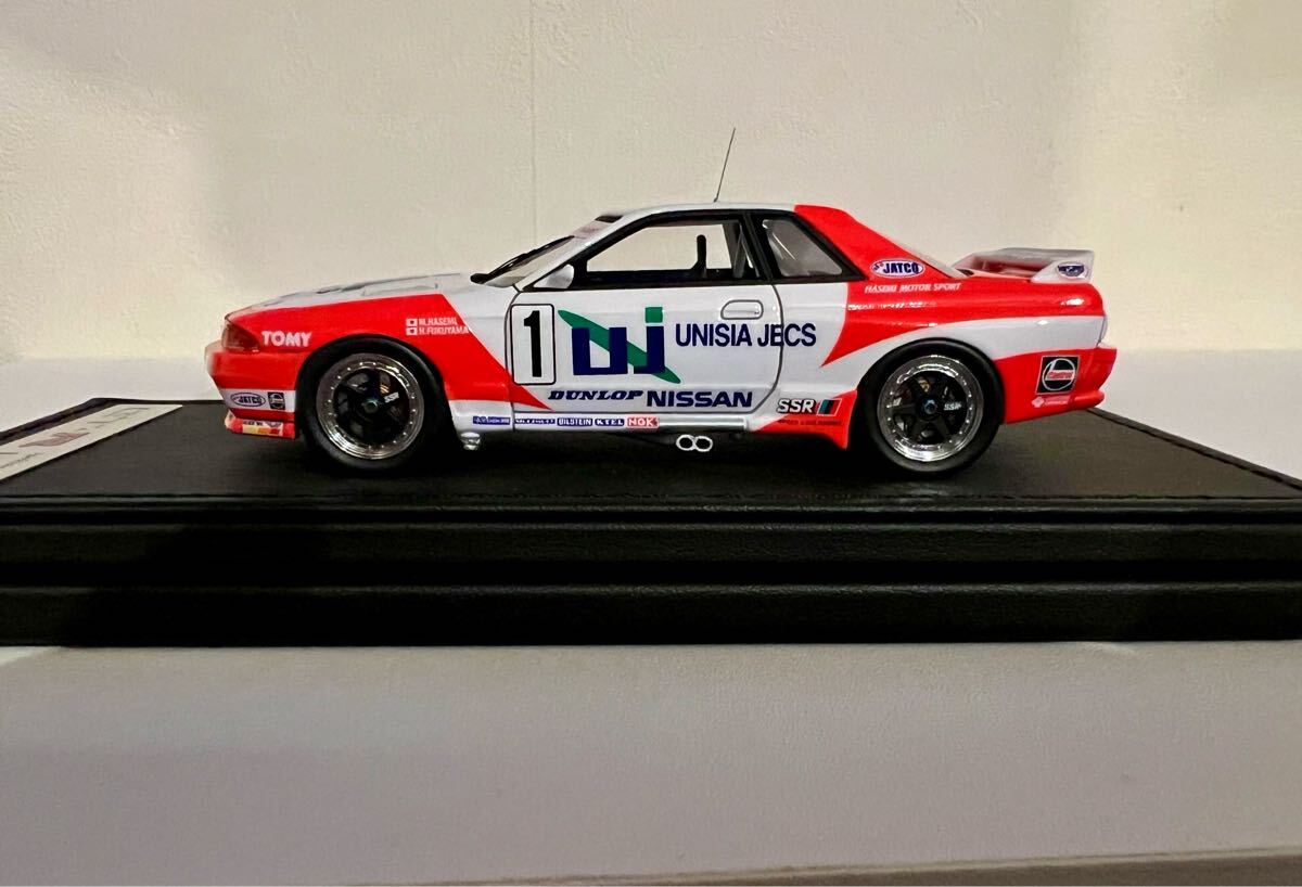 [ зажигание модель ]1/43 ignition model UNISIA JECS SKYLINE(#1) 1993JTC[IG2978] длина . видеть ../ Fukuyama Британия . Uni si ставрида японская .ks