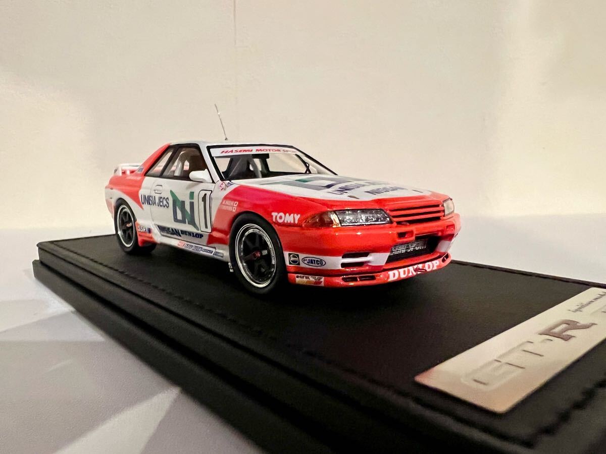 [ зажигание модель ]1/43 ignition model UNISIA JECS SKYLINE(#1) 1993JTC[IG2978] длина . видеть ../ Fukuyama Британия . Uni si ставрида японская .ks