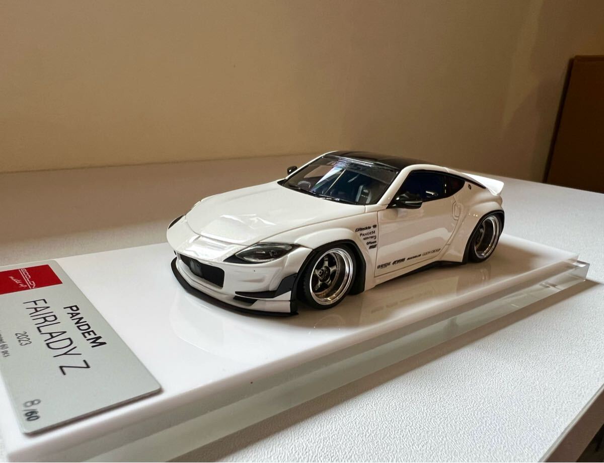 [Make Up]EIDOLON RB012C 1/43 PANDEM Z WORK Wheel Pearl White Limited 60 pcs.(8/60) хлеб tem Rocket ba колено I Delon 