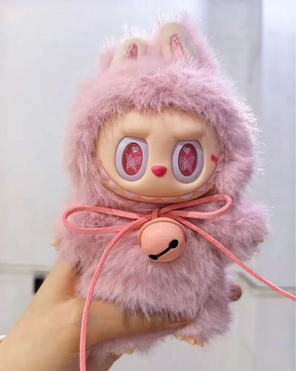 ZIMOMO ジモモ ぬいぐるみ キーホルダー LABUBU ピンク ZIMOMO ジモモ ぬいぐるみ キーホルダー マスコット ピンク