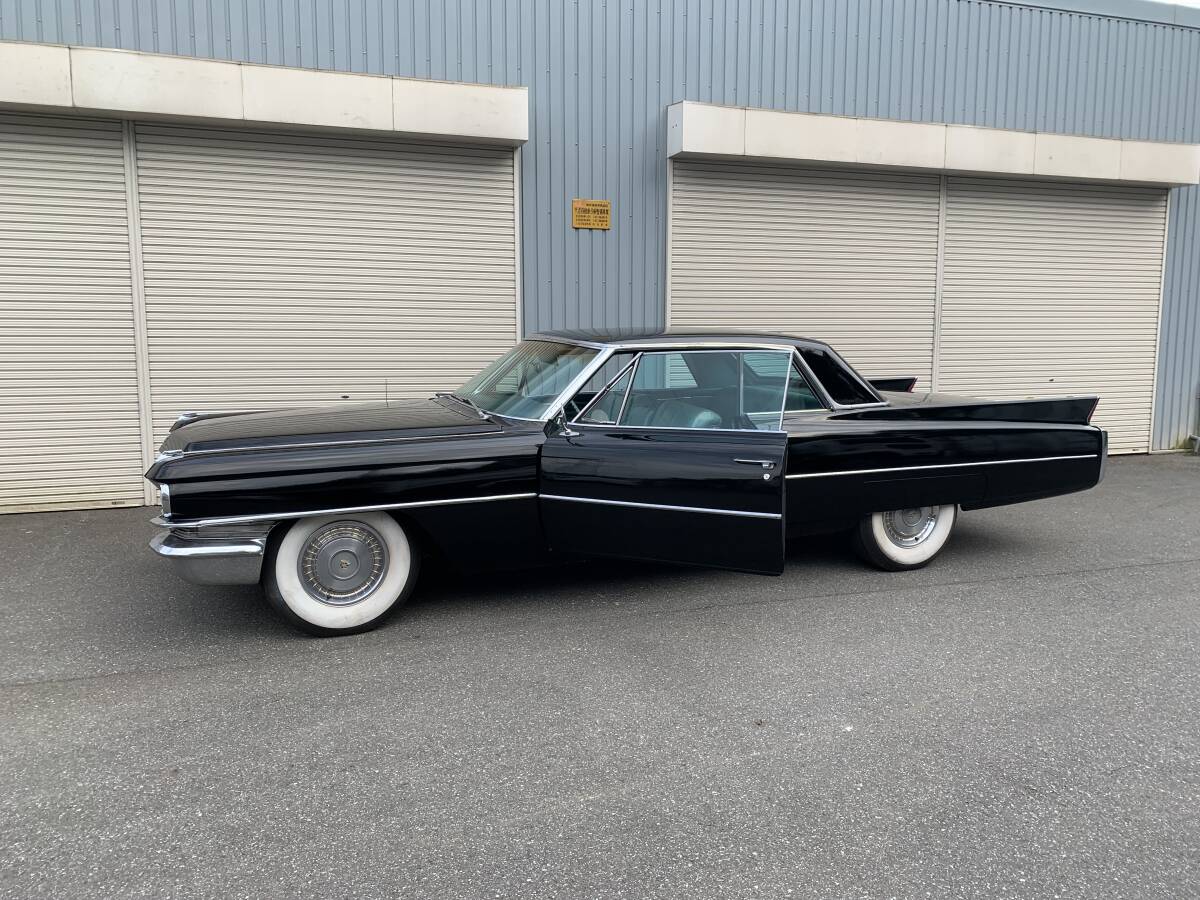 1963年 キャデラック Cadillac デビル ドゥビル DEVILLE クーペ ホワイトウォールタイヤ 純正ホイールキャップ 希少 舊車 オールペイント