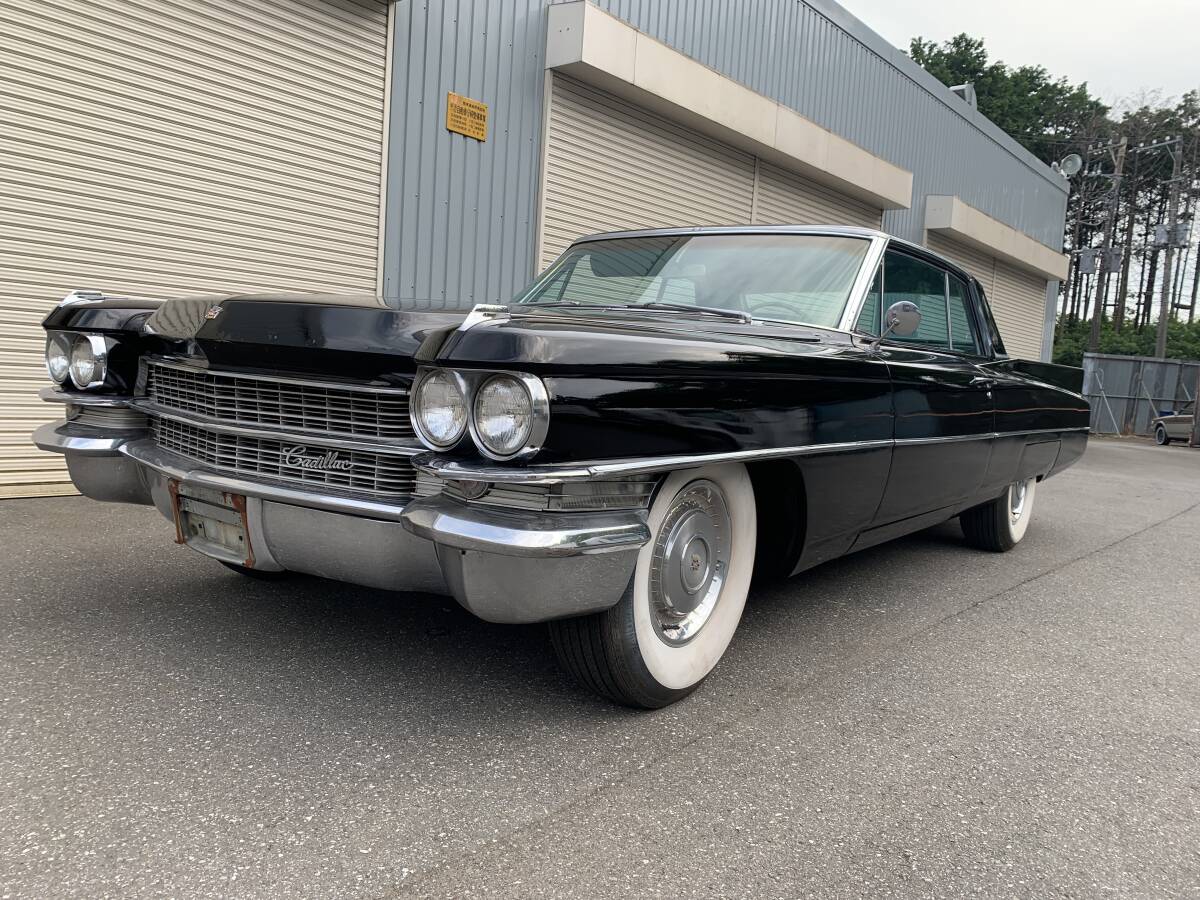 1963年 キャデラック Cadillac デビル ドゥビル DEVILLE クーペ ホワイトウォールタイヤ 純正ホイールキャップ 希少 舊車 オールペイント