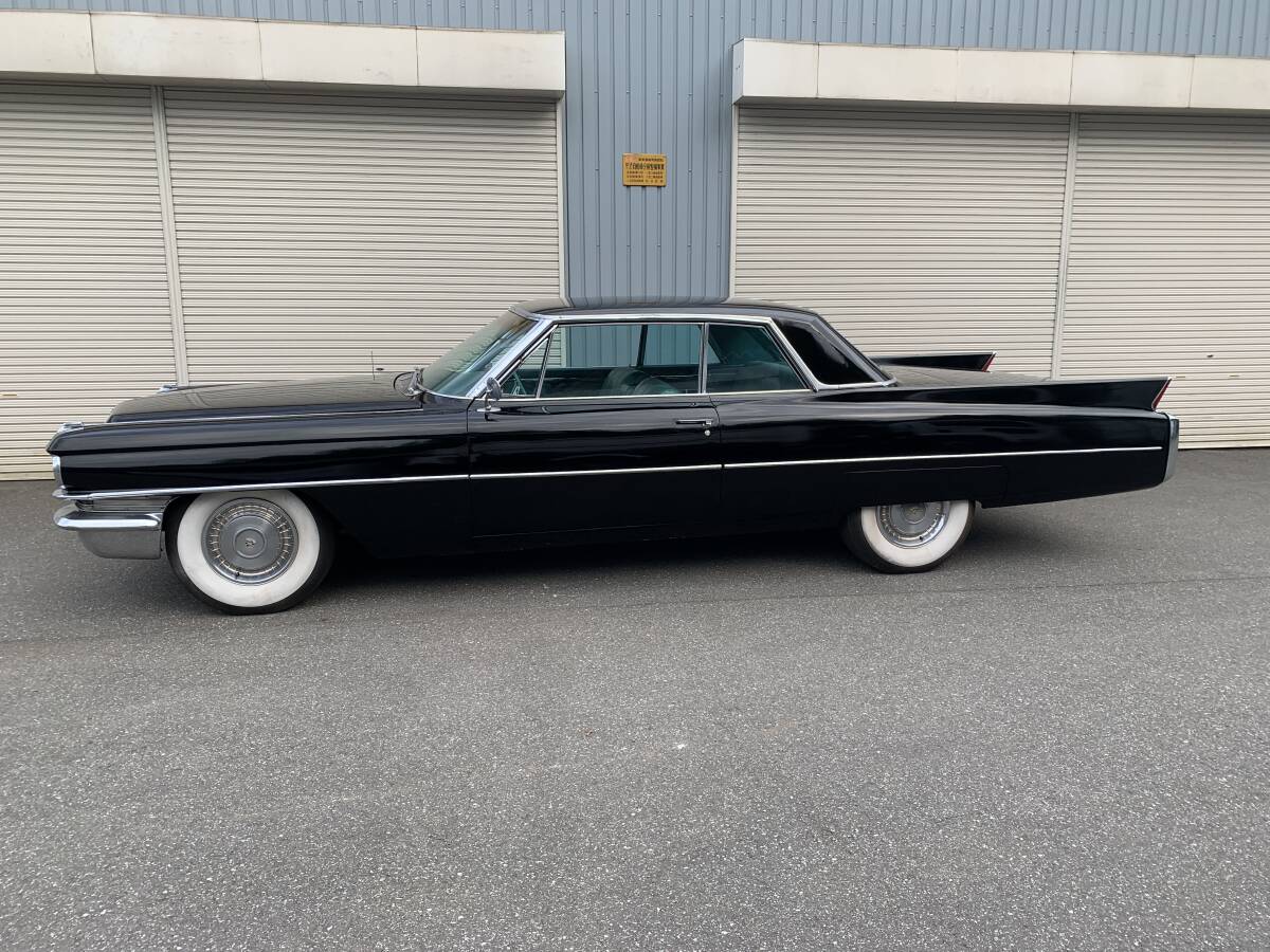 1963年 キャデラック Cadillac デビル ドゥビル DEVILLE クーペ ホワイトウォールタイヤ 純正ホイールキャップ 希少 舊車 オールペイント