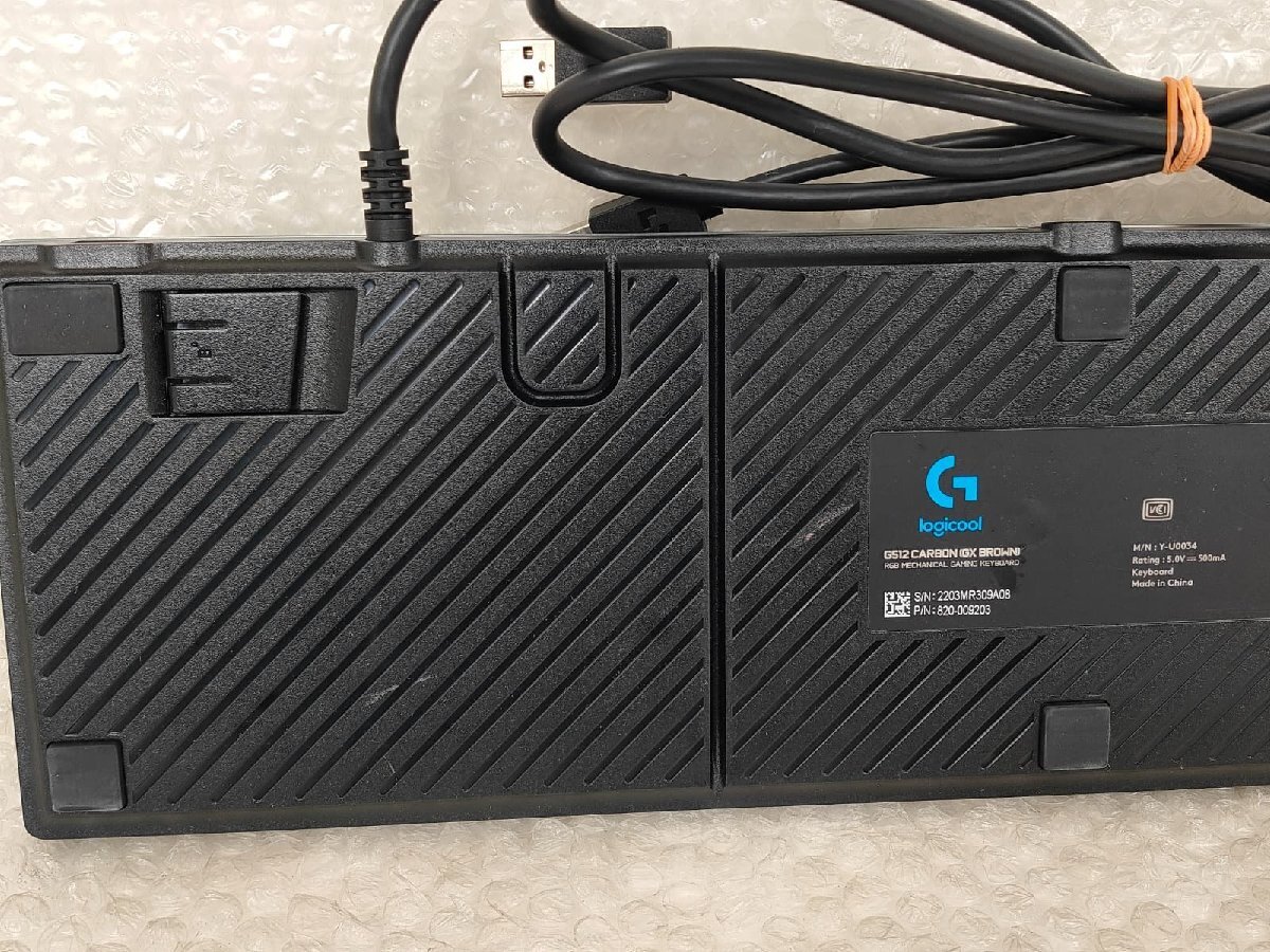 ●ロジクール logicool G512 CARBON(GX BROWN) RGB メカニカル ゲーミング キーボード 動(dòng)作品 【 ITS JAPAN 】