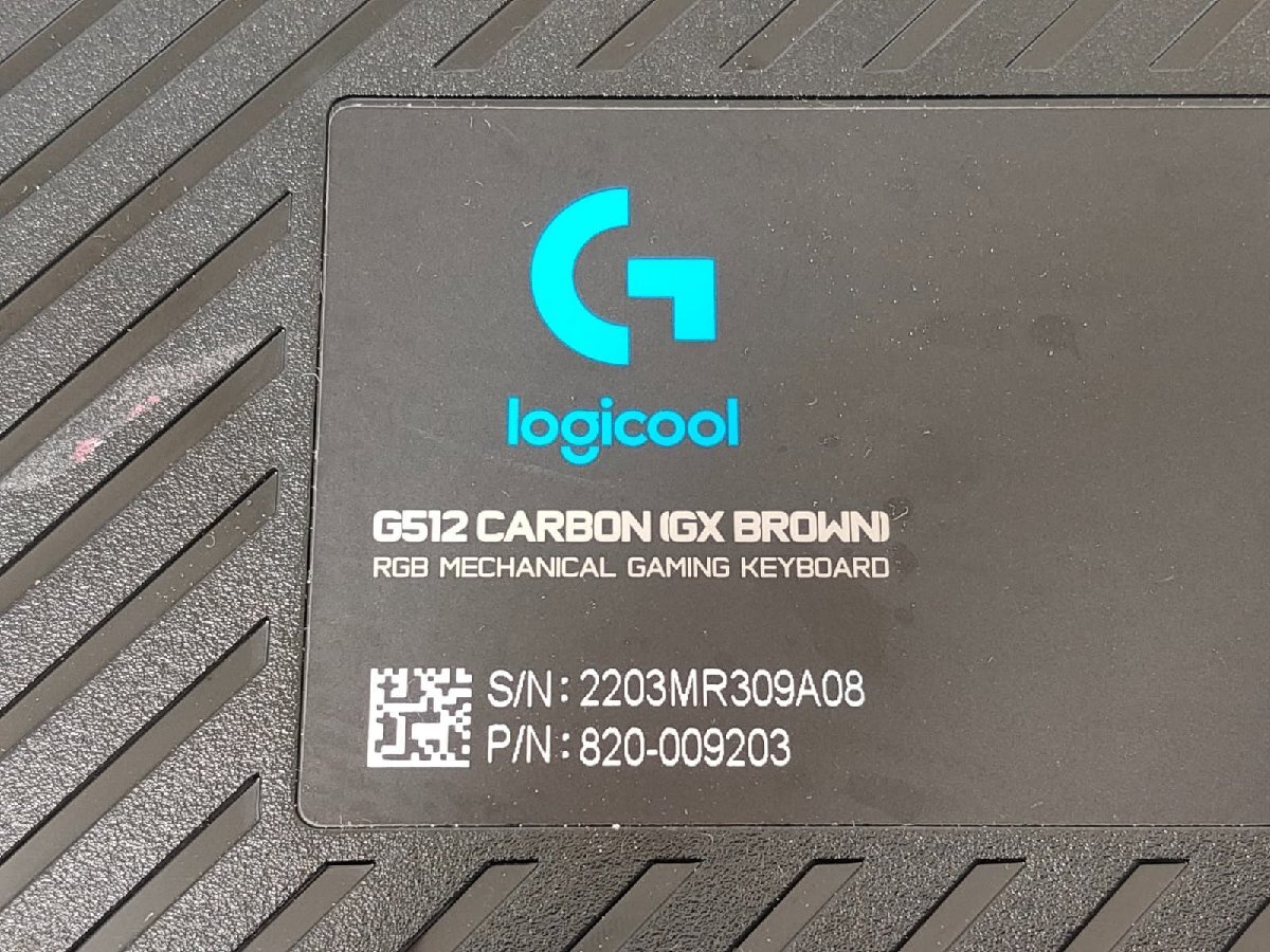 ●ロジクール logicool G512 CARBON(GX BROWN) RGB メカニカル ゲーミング キーボード 動(dòng)作品 【 ITS JAPAN 】