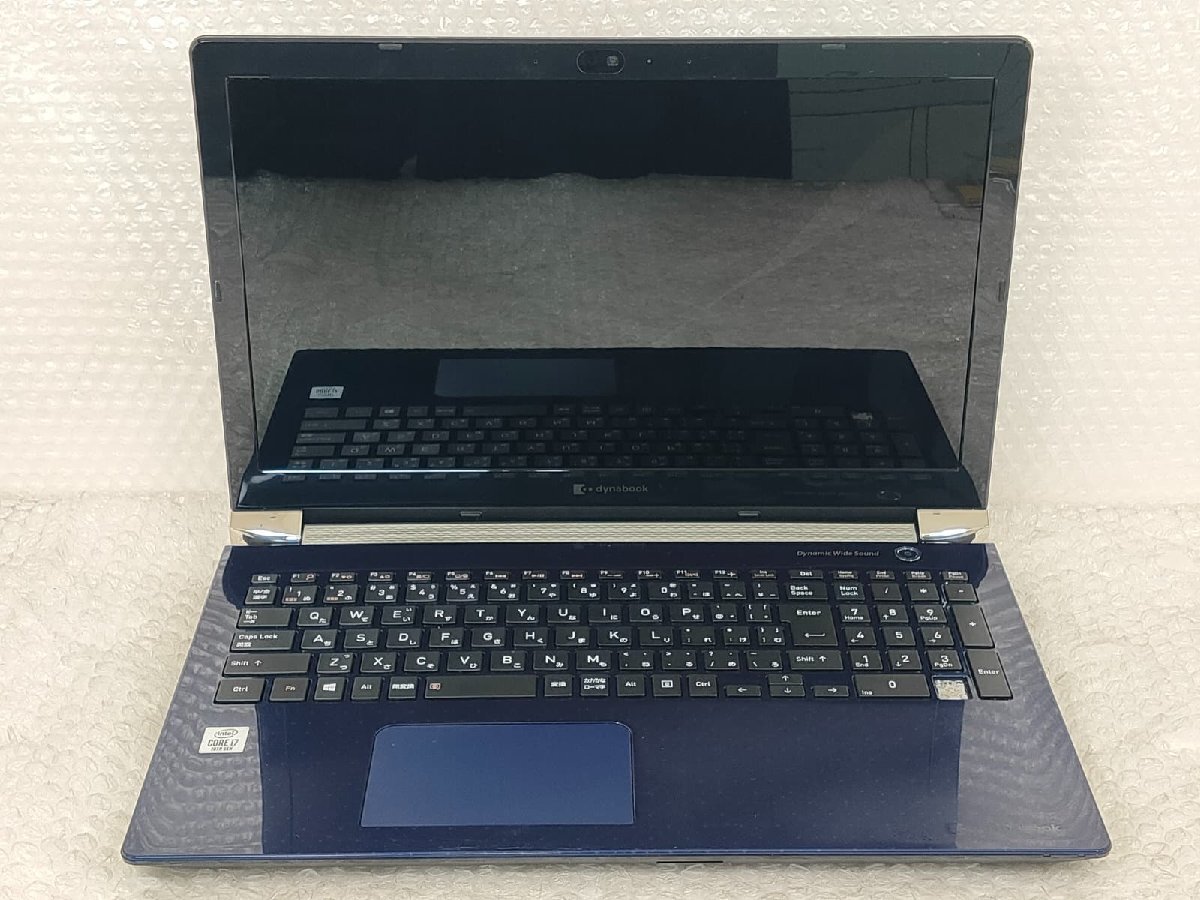 **[ Junk ] Toshiba TOSHIBA dynabook P2-T7MP-BL / i7 10 поколение / 8GB память / HDD нет / 15.6 type / жидкокристаллический трещина * электризация OK[ ITS JAPAN ]