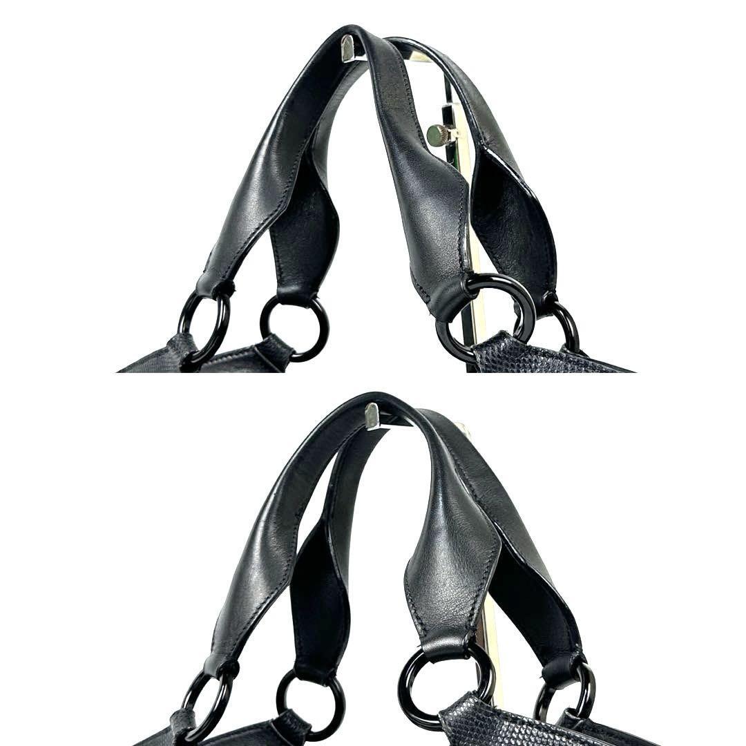 希少■Cartier カルティエ マルチェロ マストドゥ ハンドバッグ マストライン パンチング レザー メンズ レディース ユニセックス 男女兼用