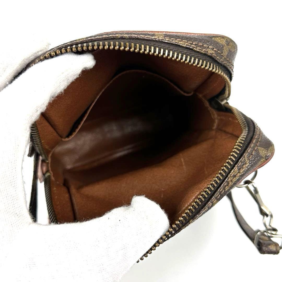美品■Louis Vuitton ルイヴィトン アマゾン M45236 ショルダーバッグ クロスボディ 肩掛け 斜め掛け モノグラム ブラウン ユニセックス