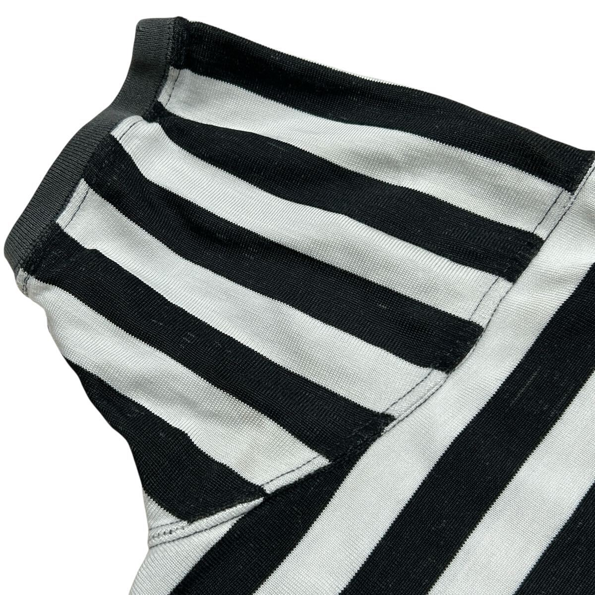 ビンテージ　ワッペン　レフェリー 半袖シャツ　ストライプ　ハーフジップ ビンテージ ワッペン レフェリー 半袖シャツ ストライプ ハーフ