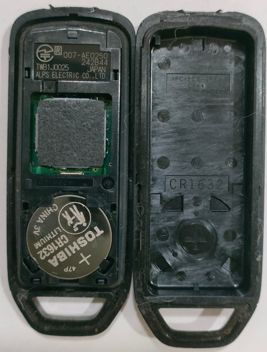ホンダ 純正 スマートキー4ボタンN-BOX JF3 JF4 N-ONE JG3 JG4 N-WGN JH3 JH4 007−AE0250ノーカットキー付き新品電池付き6