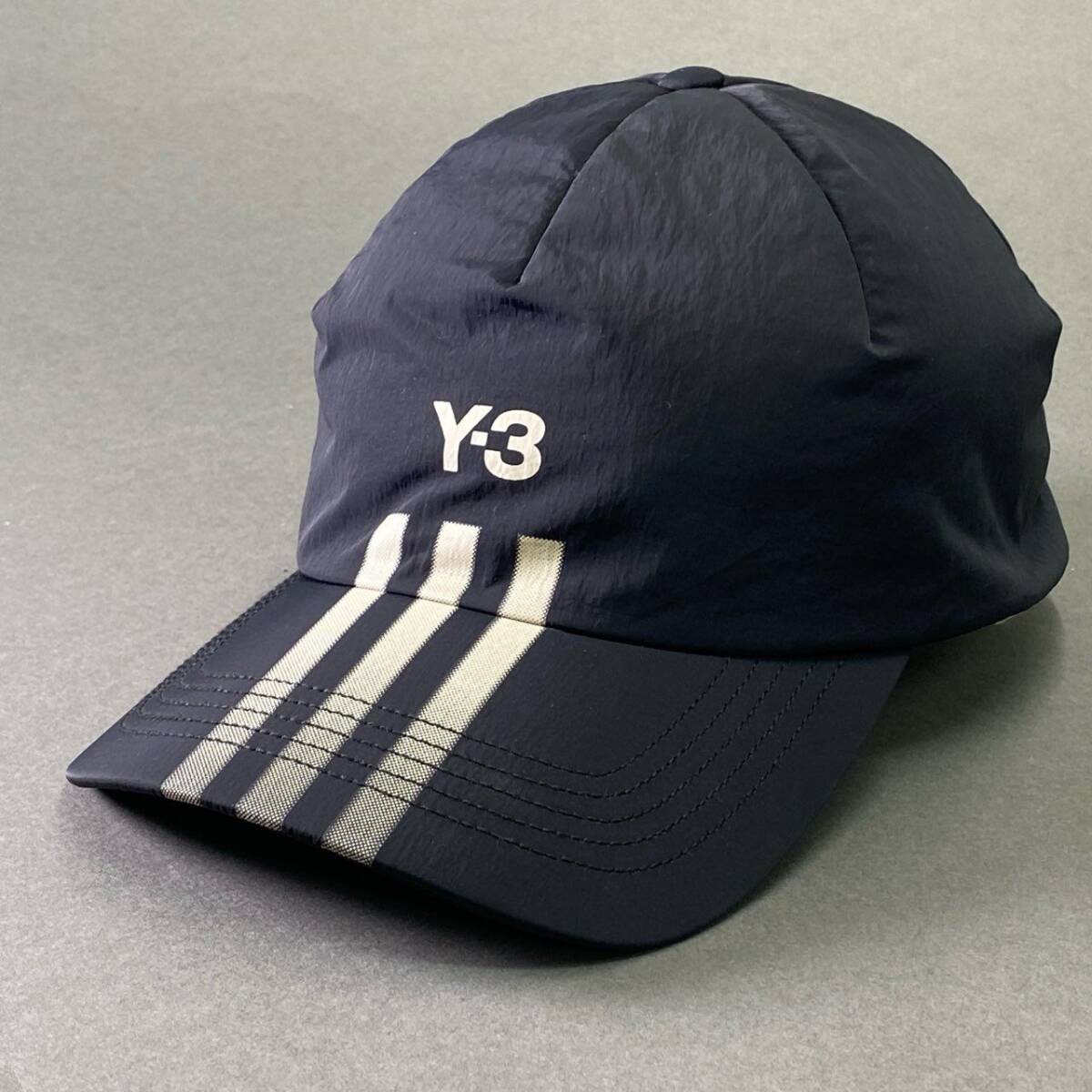 f6 Y-3 ワイスリー アディダス ヨウジヤマモト STRIPES CAP ストライプキャップ 帽子 里地メッシュ IY4083 OSFM ブラック ナイロン メンズ