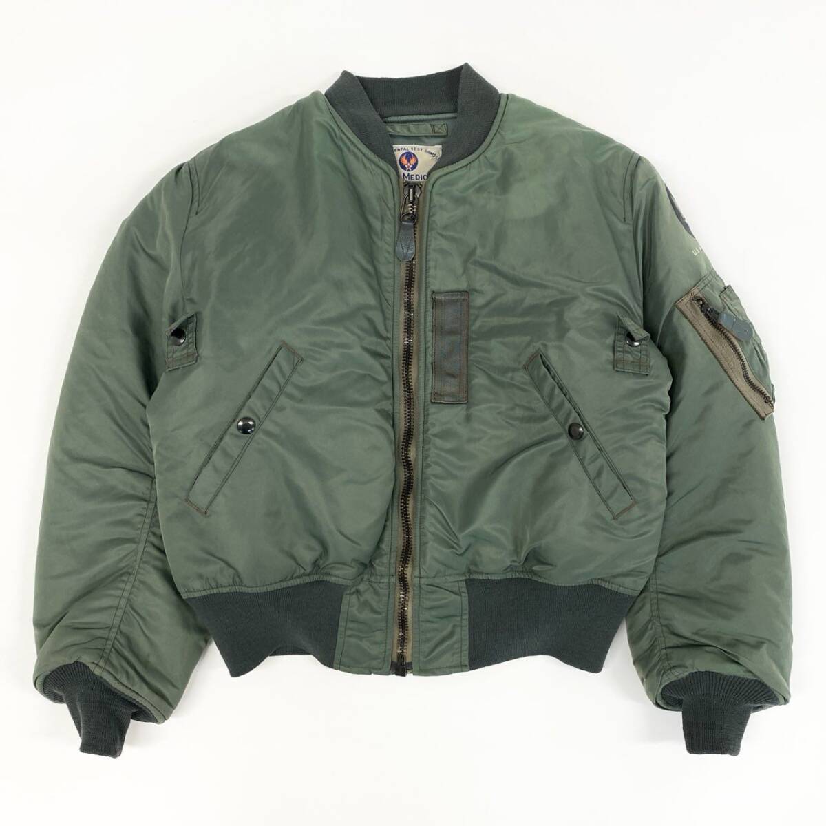 69f21 BUZZ RICKSON バズリクソンズ MA-1 エアロメディカル 500著限定 フライトジャケット ミリタリー 36 カーキ メンズ