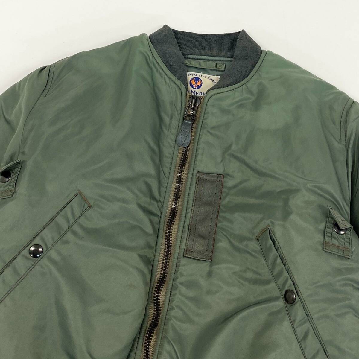 69f21 BUZZ RICKSON バズリクソンズ MA-1 エアロメディカル 500著限定 フライトジャケット ミリタリー 36 カーキ メンズ