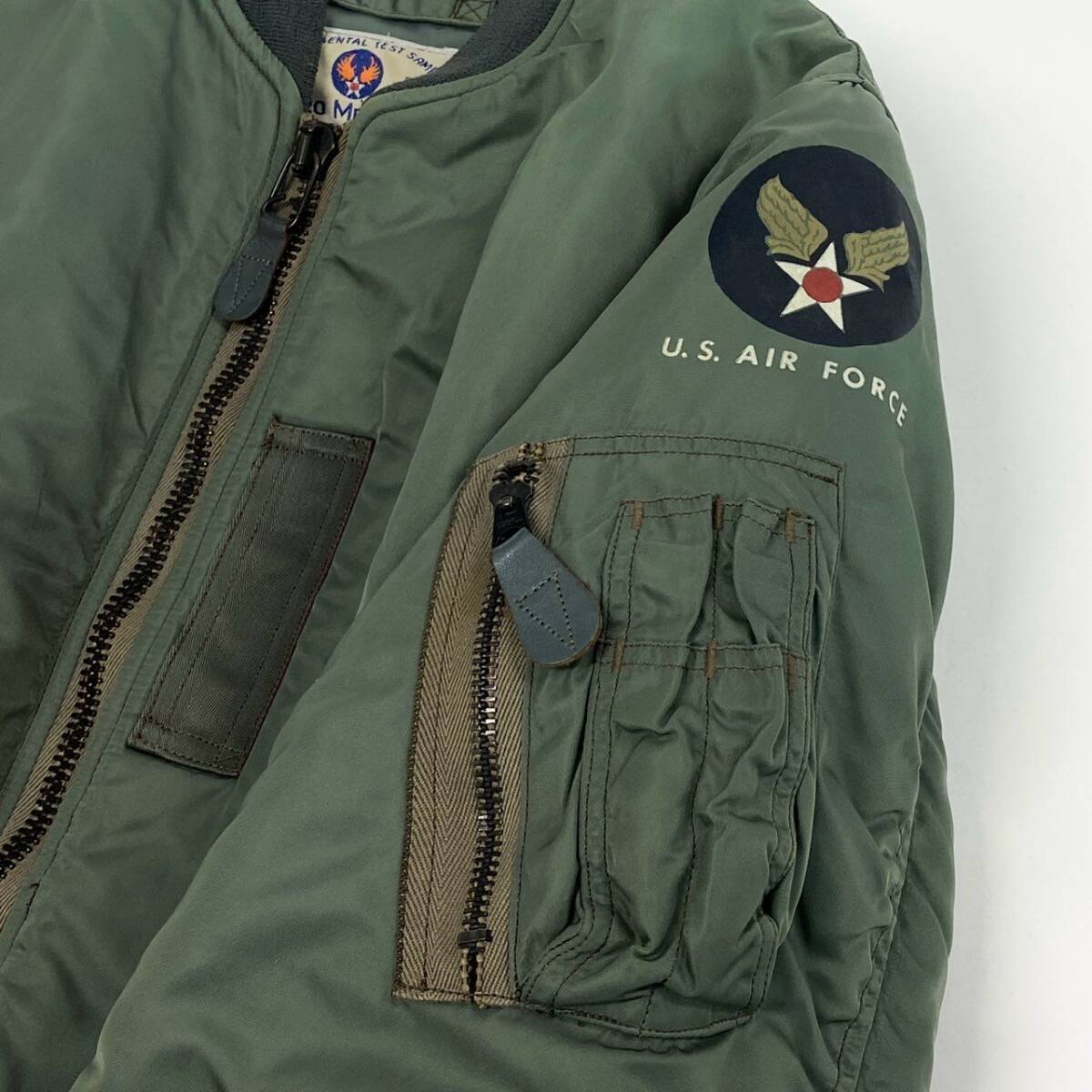 69f21 BUZZ RICKSON バズリクソンズ MA-1 エアロメディカル 500著限定 フライトジャケット ミリタリー 36 カーキ メンズ