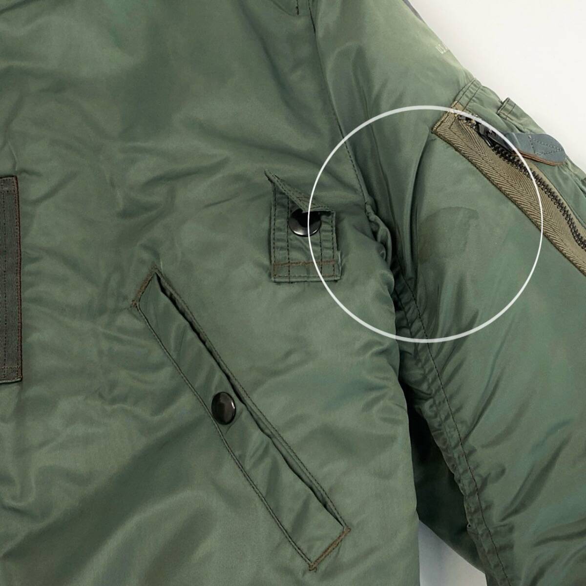 69f21 BUZZ RICKSON バズリクソンズ MA-1 エアロメディカル 500著限定 フライトジャケット ミリタリー 36 カーキ メンズ