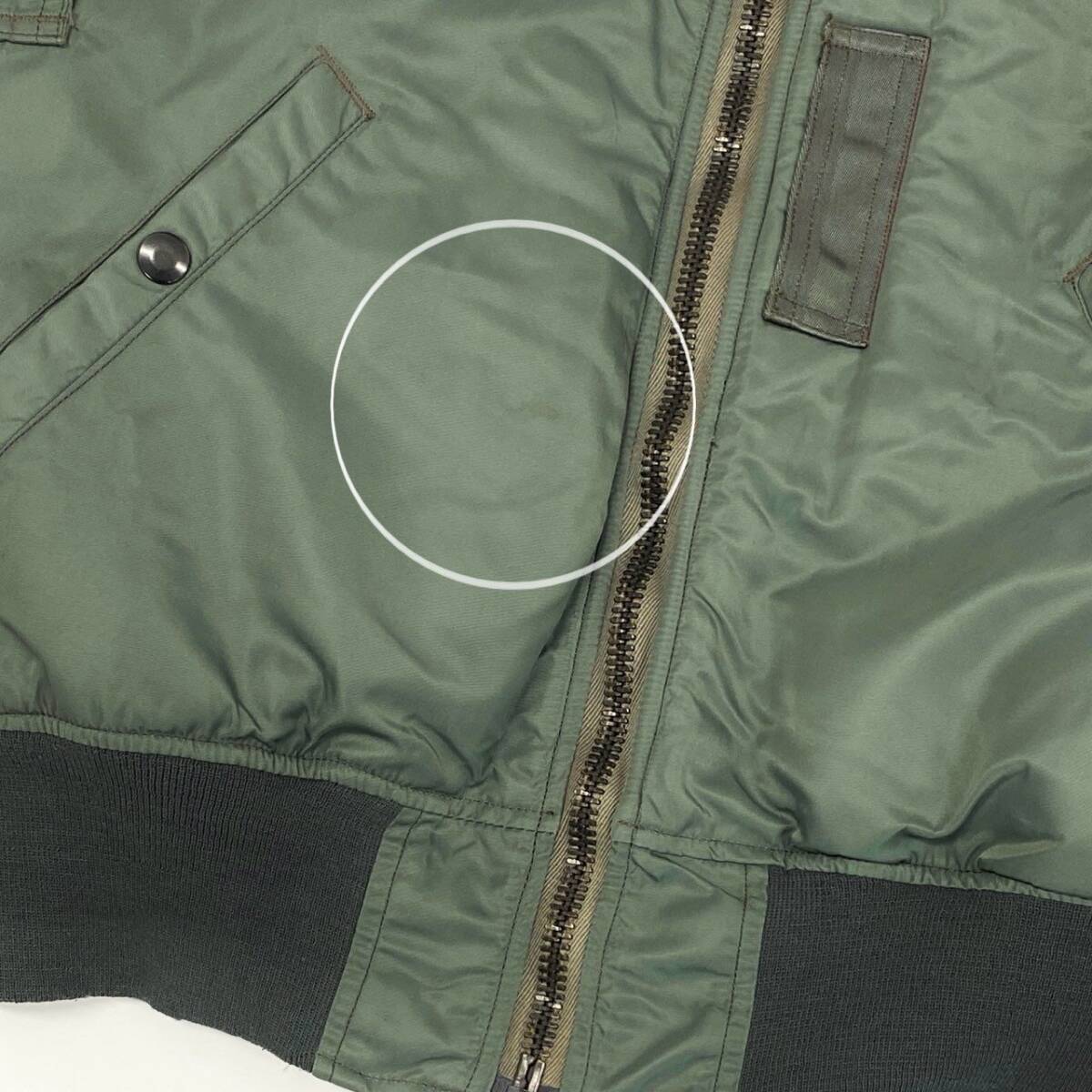 69f21 BUZZ RICKSON バズリクソンズ MA-1 エアロメディカル 500著限定 フライトジャケット ミリタリー 36 カーキ メンズ