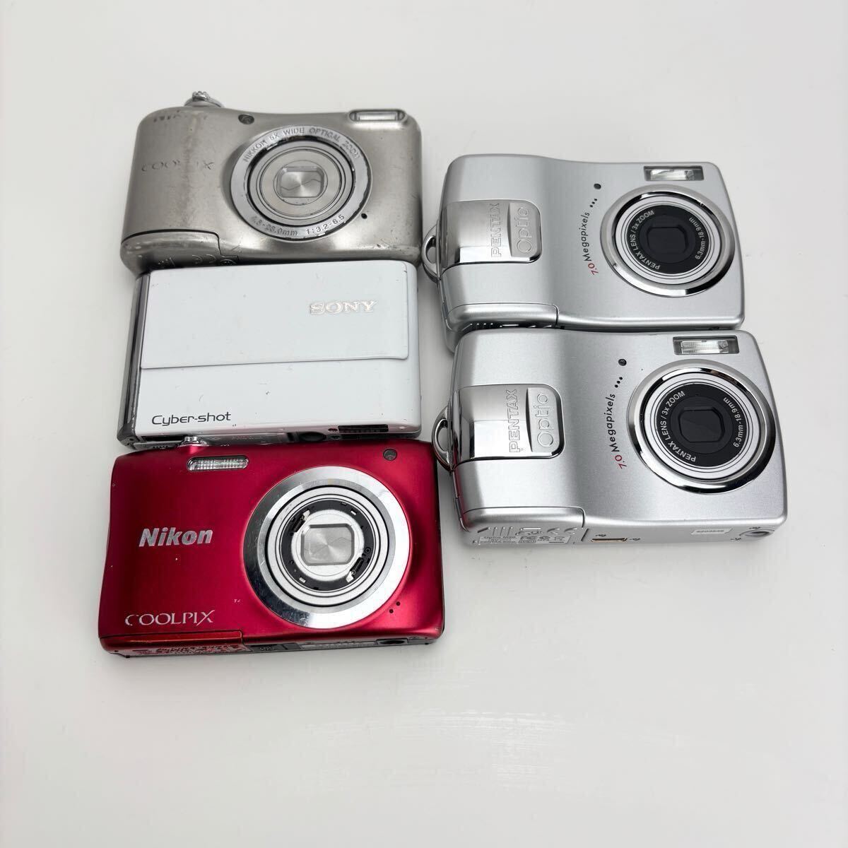 【１円スタート】デジタルカメラ まとめ Nikon PENTAX CASIO SONY コンデジ デジカメ