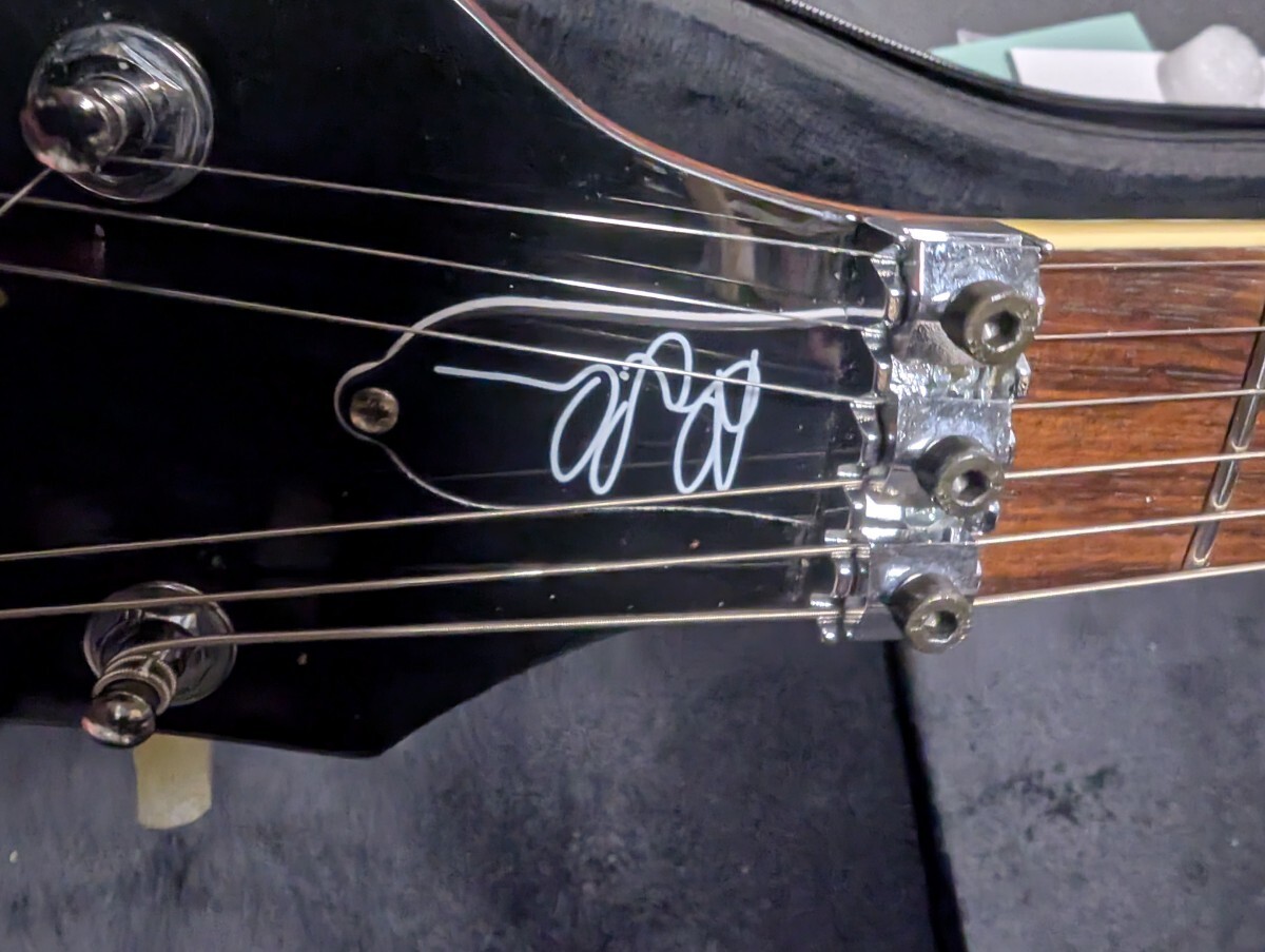 Epiphone Alex Lifeson Les Paul Standard Graph Tech Ghost Floyd Rose piezo установка 