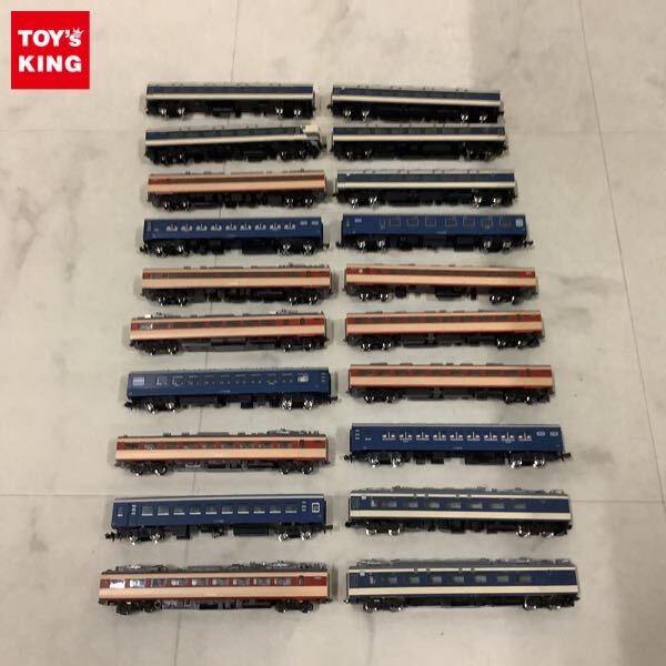 大学 割引 1円〜 訳あり ジャンク TOMIX他 Nゲージ モハネ582 92、オハネ12 鉄道模型