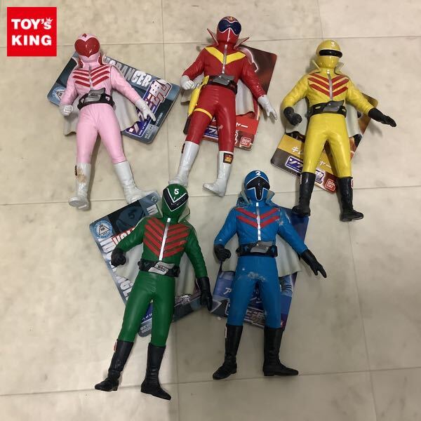 1円〜 ソフビ魂 秘密戦隊ゴレンジャー 5体セット(秘密戦隊
