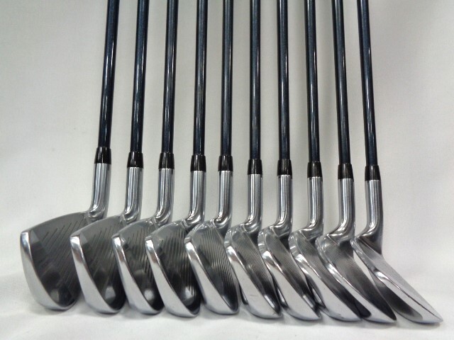 10本SET■MIZUNO■T-ZOID■♯4～9・ＰW・FW・SW■ Ｒ-カーボン■送料無料■アイアン956_画像6