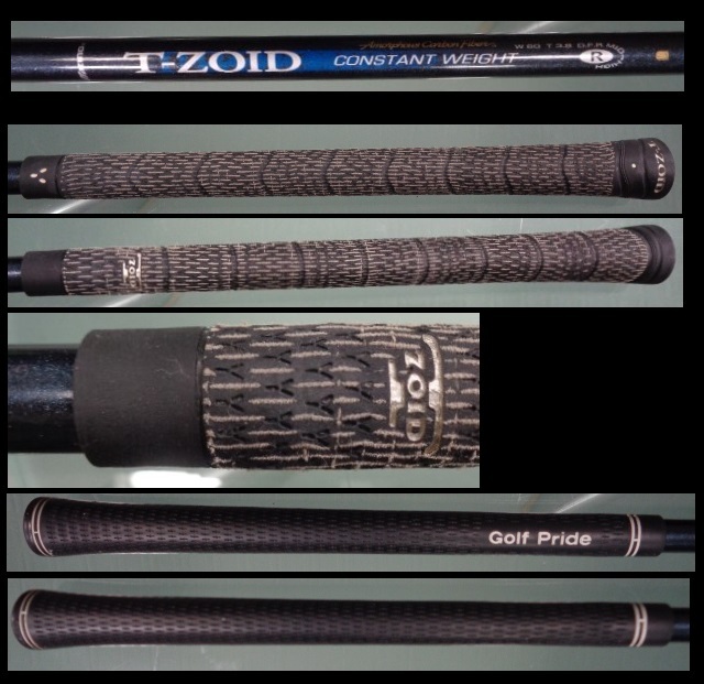 10本SET■MIZUNO■T-ZOID■♯4～9・ＰW・FW・SW■ Ｒ-カーボン■送料無料■アイアン956_画像8