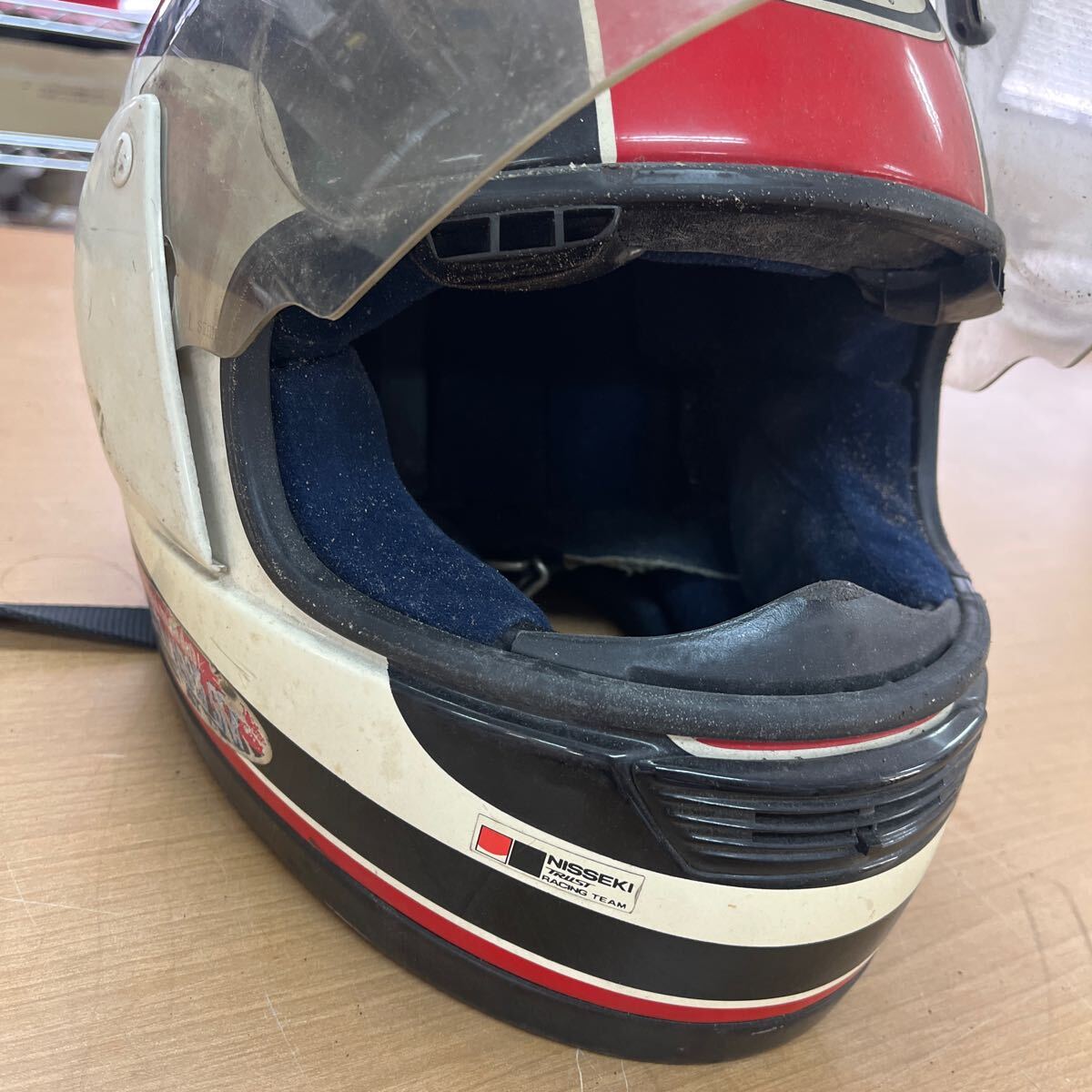 R-1071☆80サイズ　ZA-33 Arai フルフェイスヘルメット SNELL85 SFL 57?58cm アライ