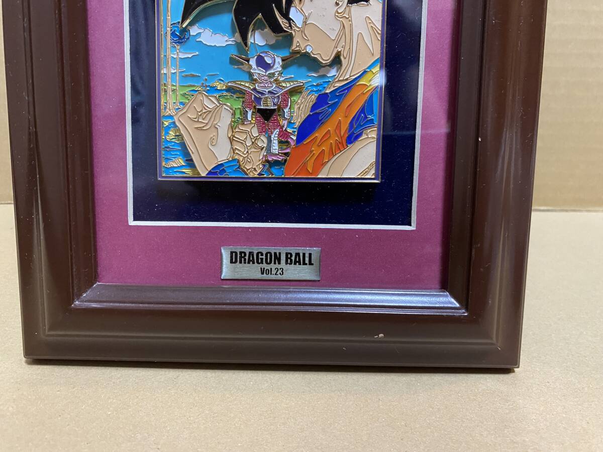 ドラゴンボールメタルレリーフ 希少【メタルレリーフ】ドラゴンボールZ 『フリーザ&孫悟空