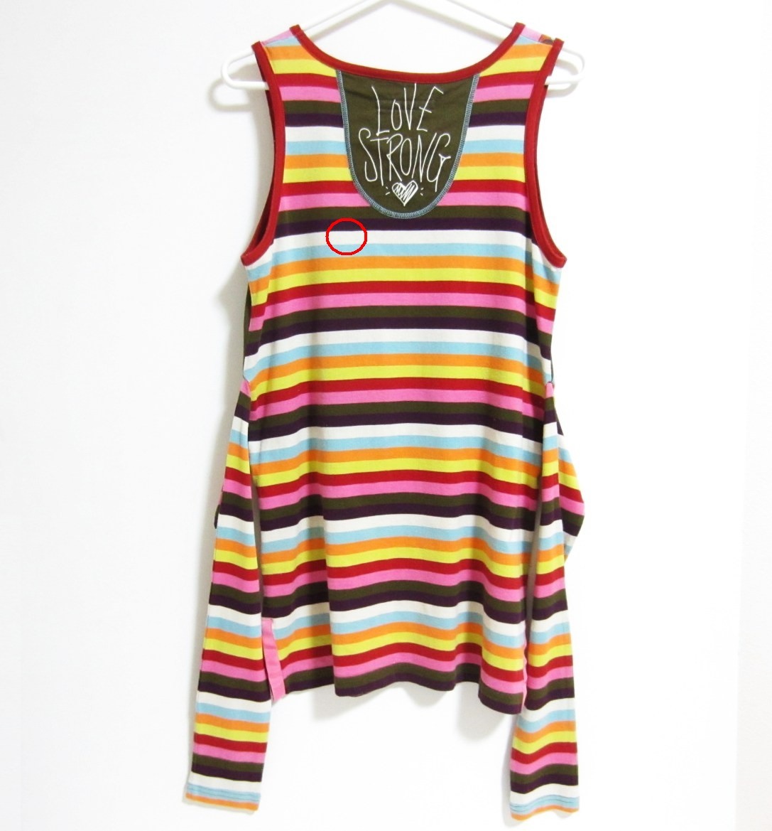 ALBEROBELLO アルベロベロ OLLEBOREBLA オレボレブラ カラフル ボーダー チュニック Mサイズ_画像8