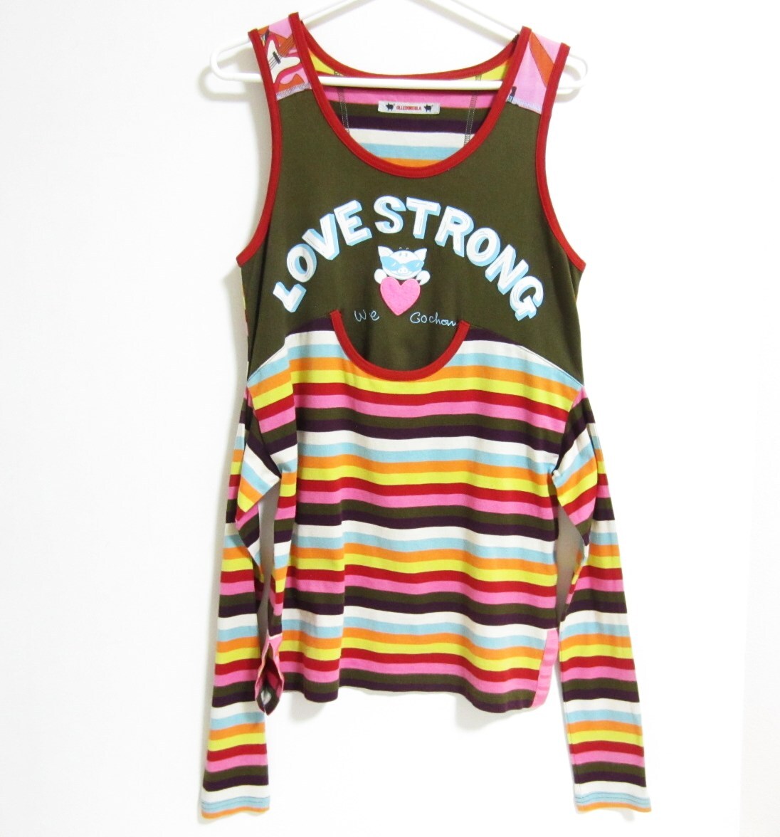 ALBEROBELLO アルベロベロ OLLEBOREBLA オレボレブラ カラフル ボーダー チュニック Mサイズ_画像2