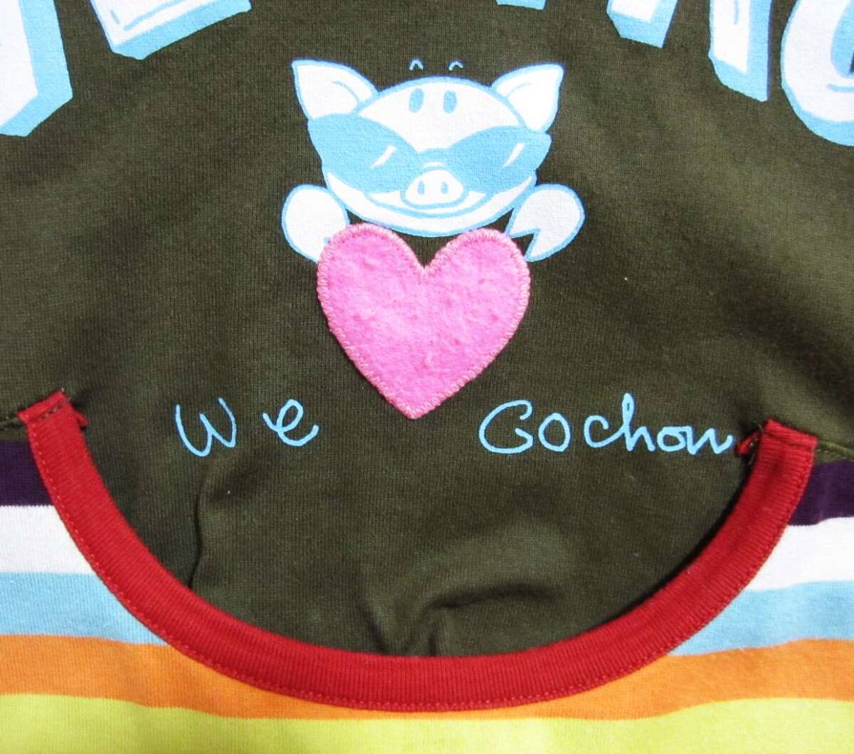 ALBEROBELLO アルベロベロ OLLEBOREBLA オレボレブラ カラフル ボーダー チュニック Mサイズ_画像5