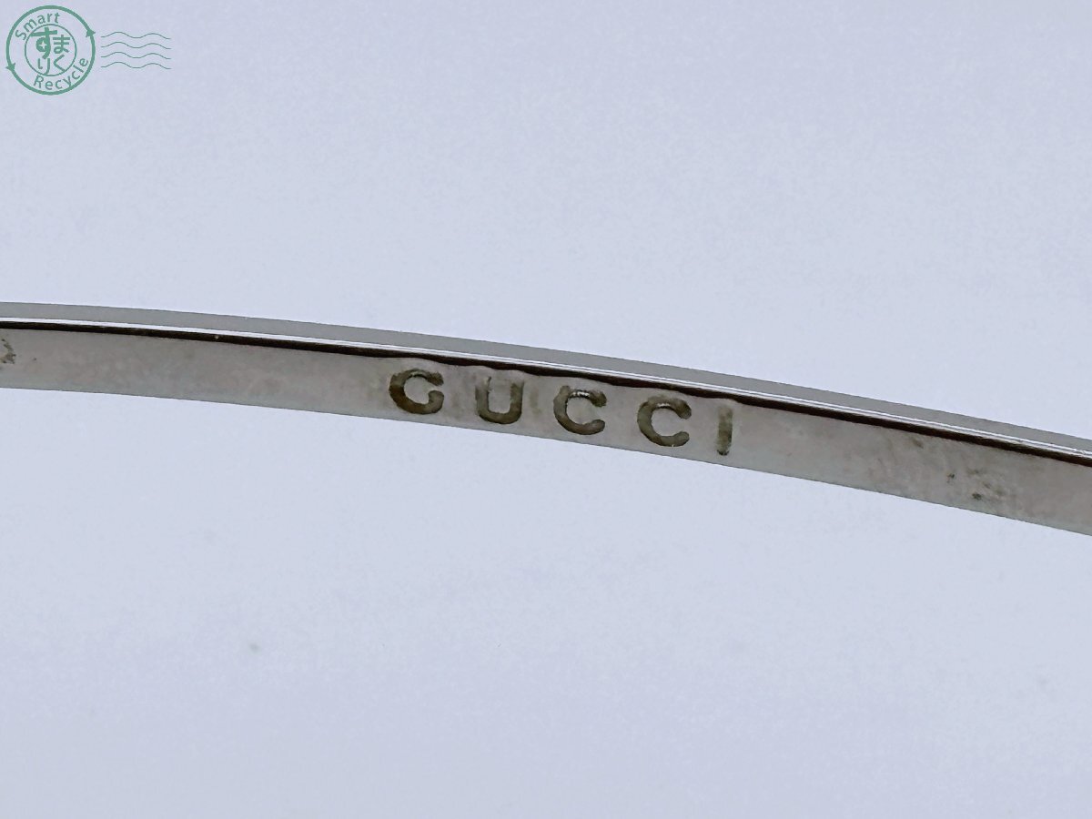 BF0705209　?GUCCI グッチ サングラス リムレス 度なし シルバーカラーフレーム GG 1775/S YB7XQ 60□17 125 メガネ 服飾小物